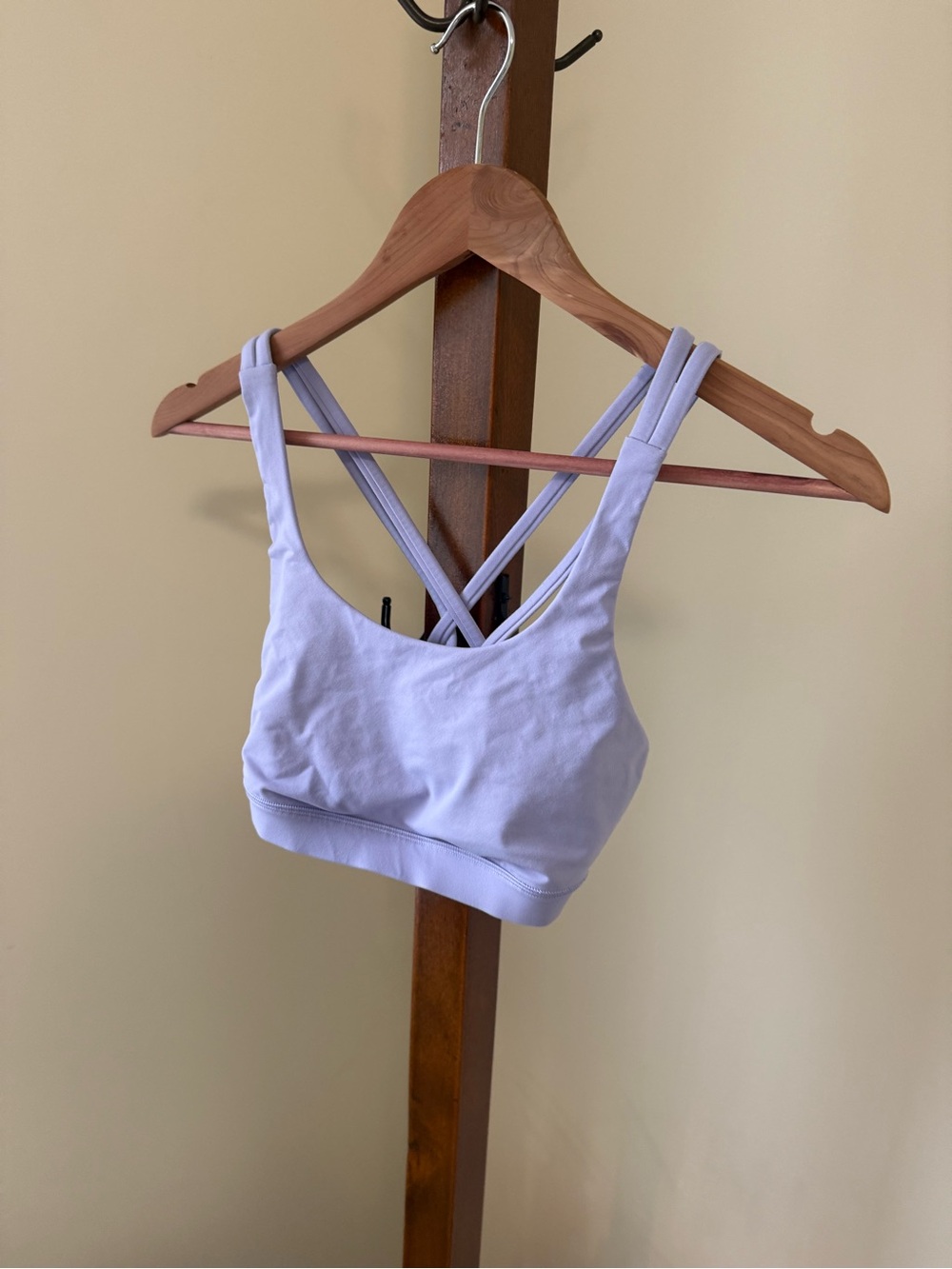 lululemon athletica Light Lavender Cross-Strap Sports Bra